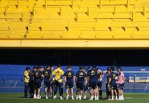 Boca Juniors se entrenó en La Bombonera: el equipo que probó Claudio Úbeda de cara al Superclásico ante River Plate