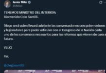 “Haré lo que tenga que hacer para lograr las reformas”: el primer mensaje de Santilli tras ser designado ministro del Interior