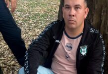 Le arrojaron un martillo al árbitro Yael Falcón Pérez en Gimnasia-Vélez: aprehendieron al agresor