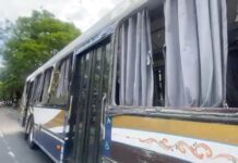 Palermo: cinco personas sufrieron heridas por un choque entre colectivos de las líneas 59 y 39