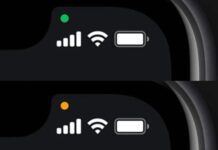 Qué es el punto verde que aparece en la parte de arriba de los iPhone